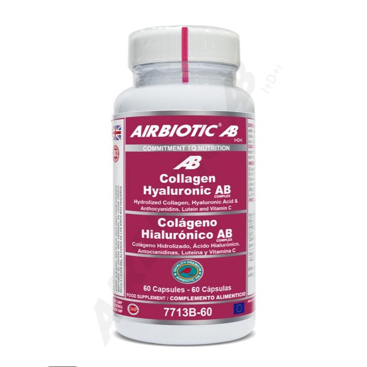 Colágeno Hialuronico Complex - 60 Capsulas. Airbiotic AB. Herbolario Salud Mediterranea