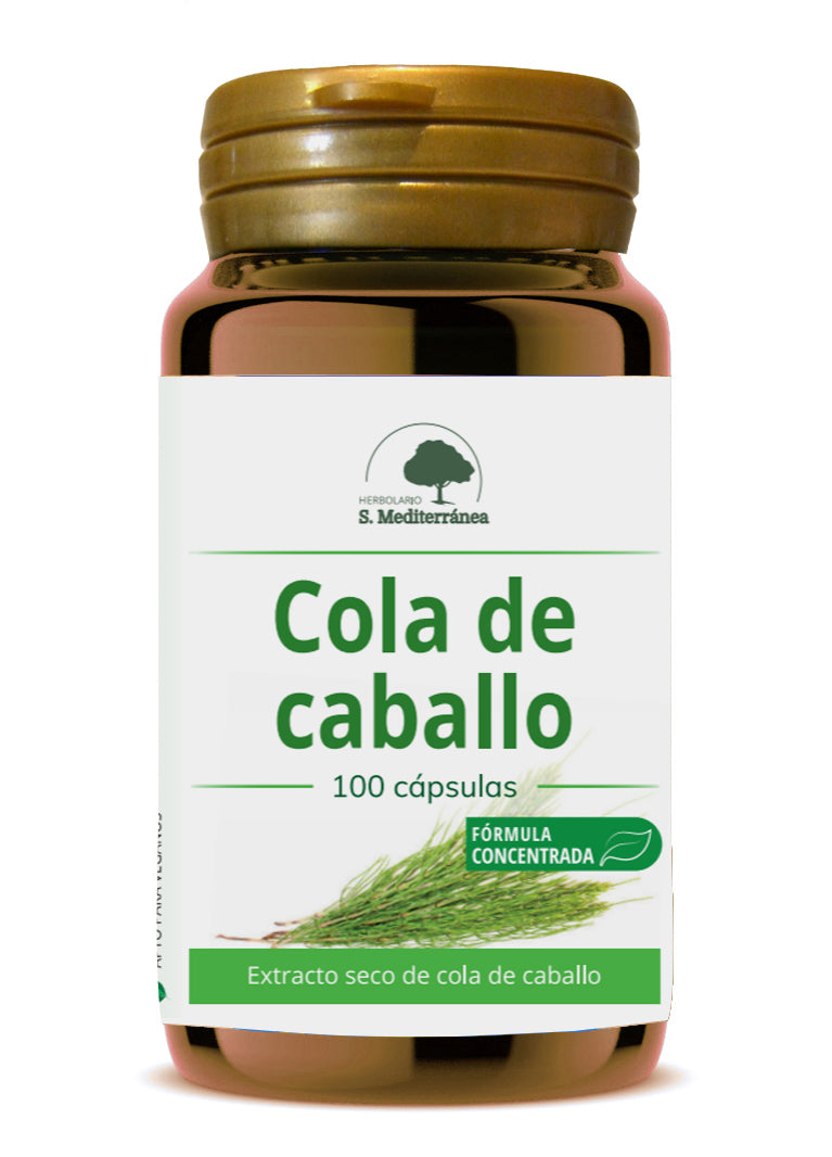 Cola de Caballo - 100 Cápsulas. Herbolario S. Mediterránea