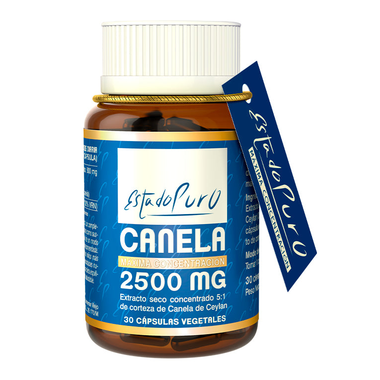 Canela 2500 mg - 30 Cápsulas. Tongil. Herbolario Salud Mediterranea