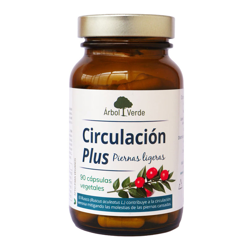 Circulación plus - 90 Cápsulas. Árbol Verde.Herbolario Salud Mediterranea.