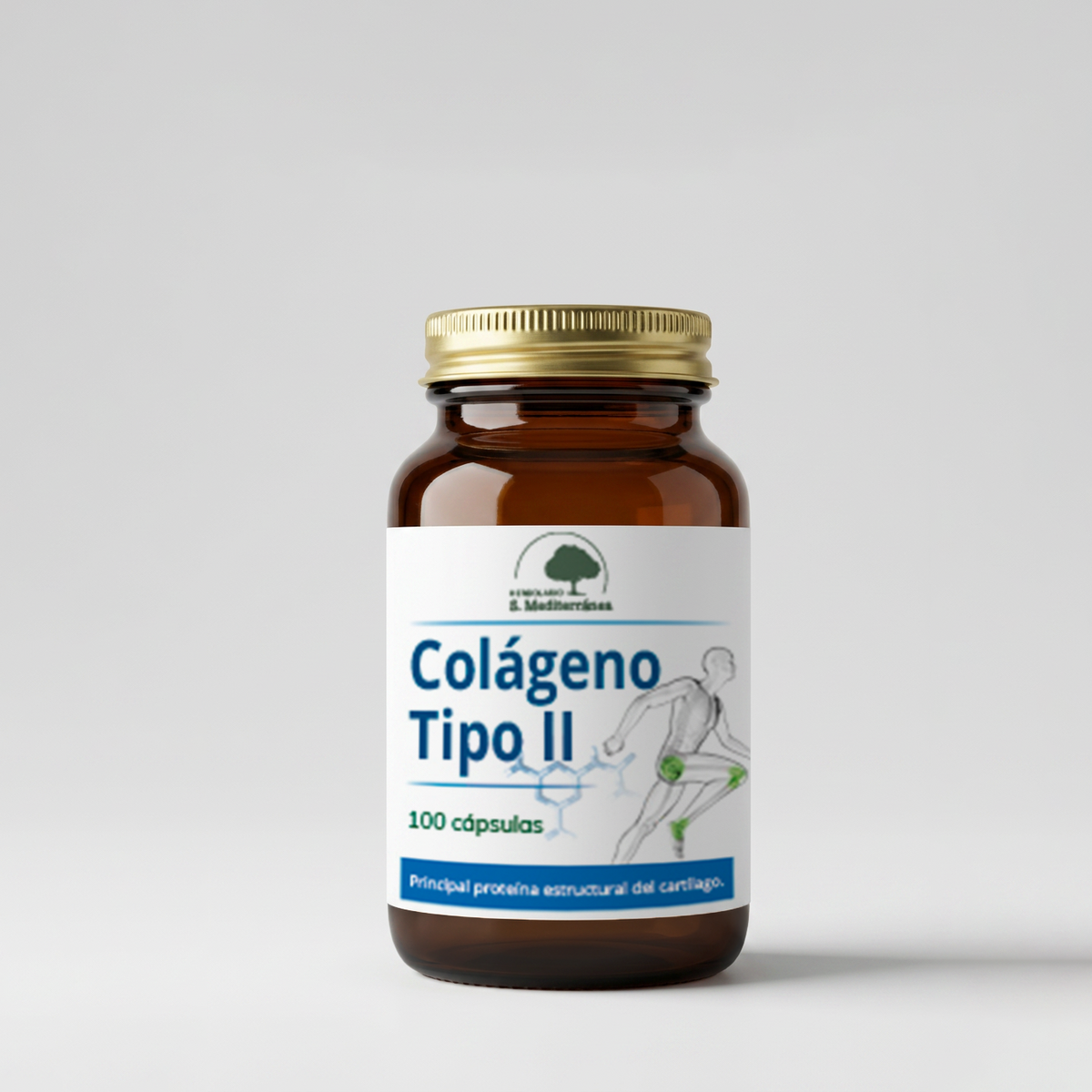 Colágeno Tipo 2, 100 cápsulas | Salud Mediterránea