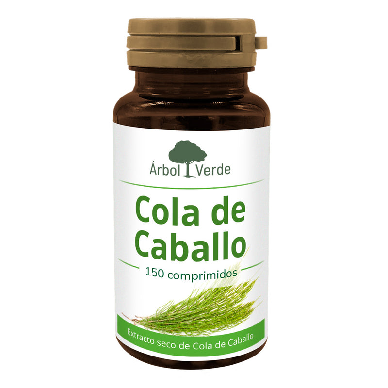 Cola de Caballo - 150 Comprimidos. Árbol Verde. Herbolario Salud Mediterránea
