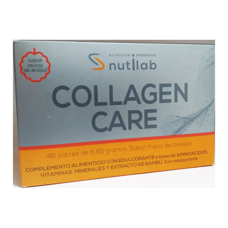 Collagen Care sabor Frutas del bosque - 46 Sobres. Nutilab. Herbolario Salud Mediterranea