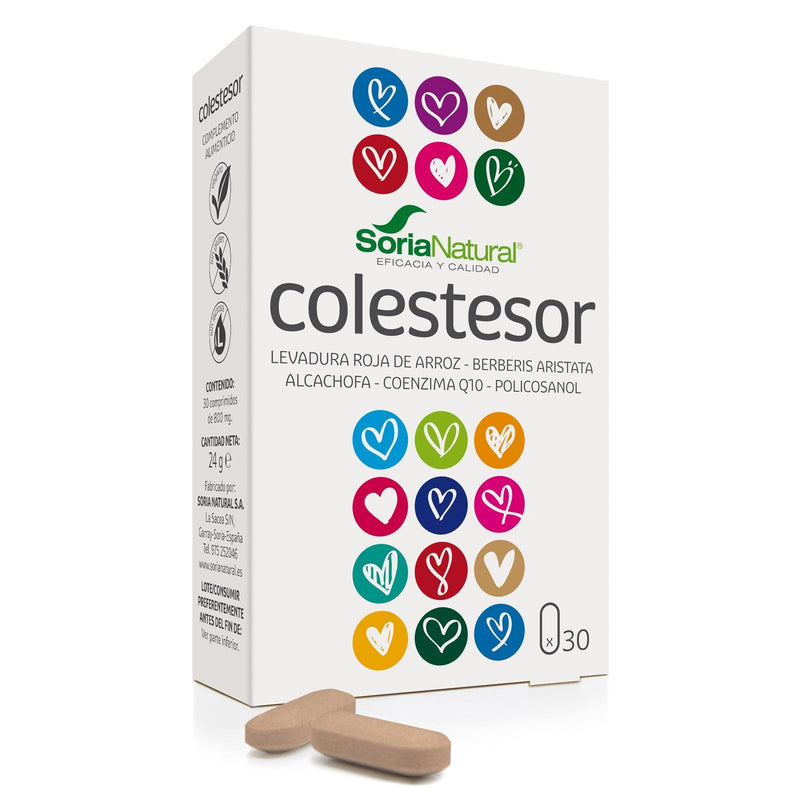 Colestesor - 30 Comprimidos. Soria Natural. Herbolario Salud Mediterranea