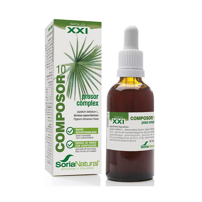 Composor 10. Prosor Complex Formula XXI - 50 ml. Soria Natural. Herbolario Salud Mediterranea