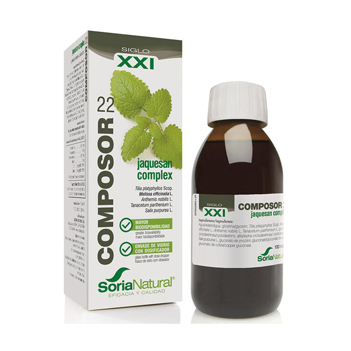 Composor 22. Jaquesan Complex Formula XXI - 100 ml. Soria Natural. Herbolario Salud Mediterranea
