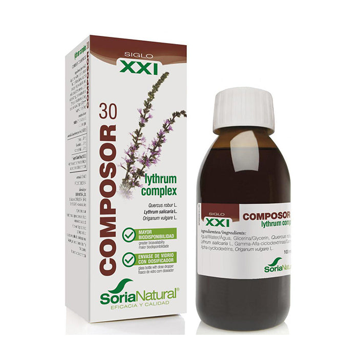 Composor 30 Lythrum Complex Formula XXI - 100 ml. Soria Natural. Herbolario Salud Mediterranea