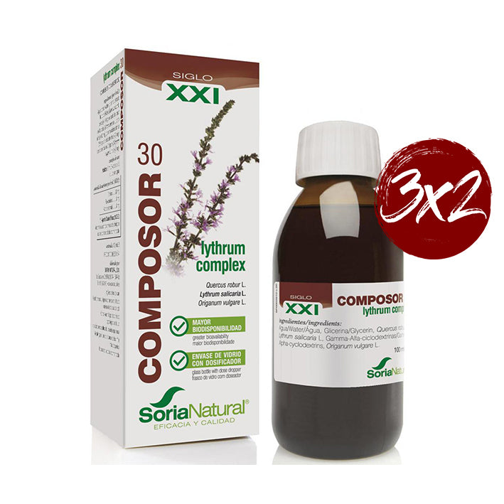 Composor 30 Lythrum Complex Formula XXI - 100 ml. Soria Natural. Herbolario Salud Mediterranea