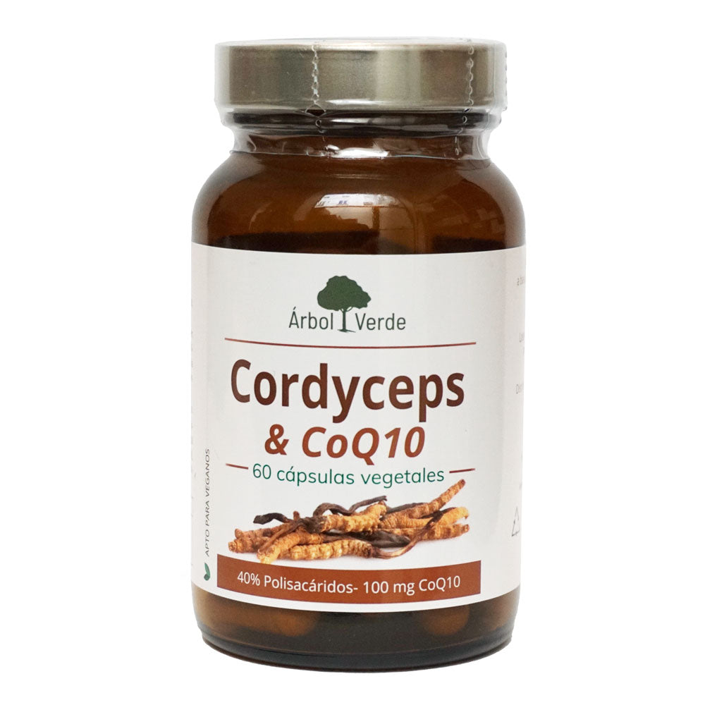 Cordyceps & Coenzima Q10 - 60 Capsulas. Arbol Verde. Herbolario Salud Mediterranea
