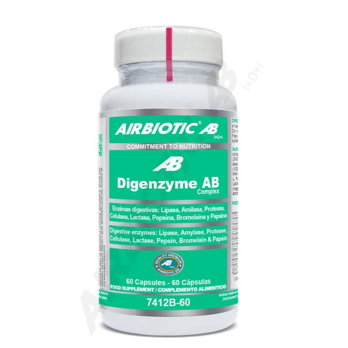 Digenzyme - 60 Capsulas. Airbiotic AB. Herbolario Salud Mediterranea