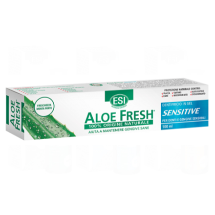 Dentífrico Aloe Fresh Sensitivo - 100 ml. ESI. Herbolario Salud Mediterranea