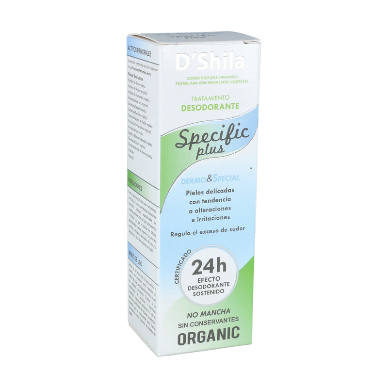 Desodorante crema Specific Plus - 60 ml. D´Shila.  Herbolario Salud Mediterranea