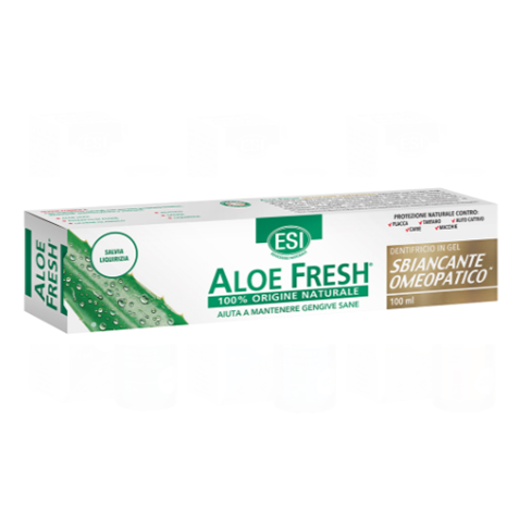 Dentífrico Aloe Fresh Blanqueador Homeopatía - 100 ml. ESI. Herbolario Salud Mediterrenea