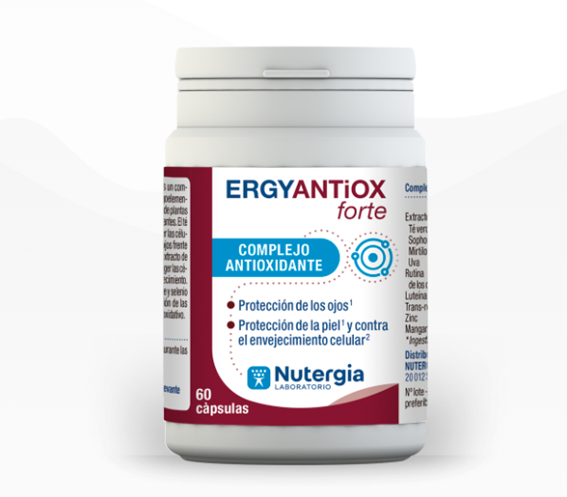 ERGYANTIOX Forte - 60 Capsulas. Nutergia. Herbolario Salud Mediterranea