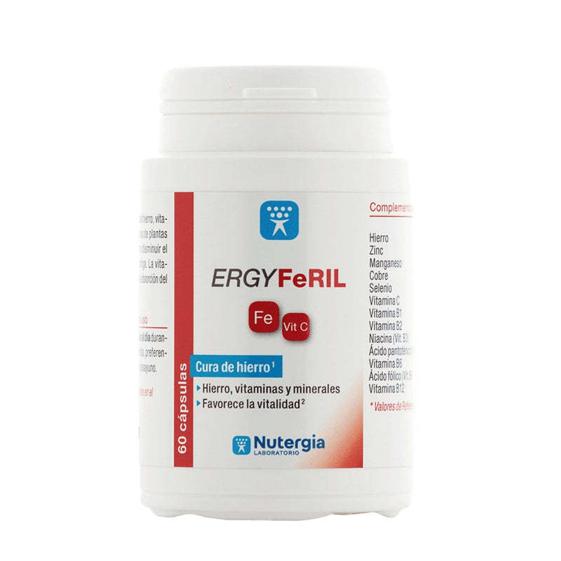 ErgyFeril - 60 Capsulas. Nutergia. Herbolario Salud Mediterránea