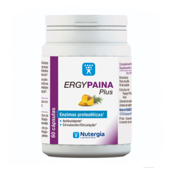 ErgyPaina Plus - 60 Cápsulas. Nutergia. Herbolario Salud Mediterranea