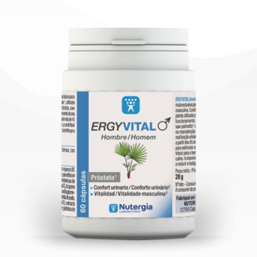 ErgyVital - 60 Capsulas. Nutergia. Herbolario Salud Mediterranea