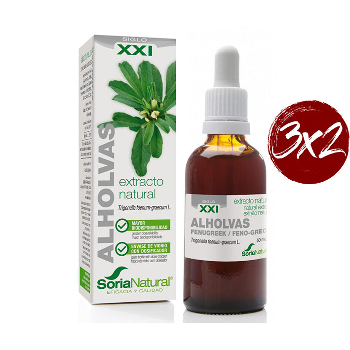 Extracto Natural. Alholvas - 50 ml. Soria Natural. Herbolario Salud Mediterranea