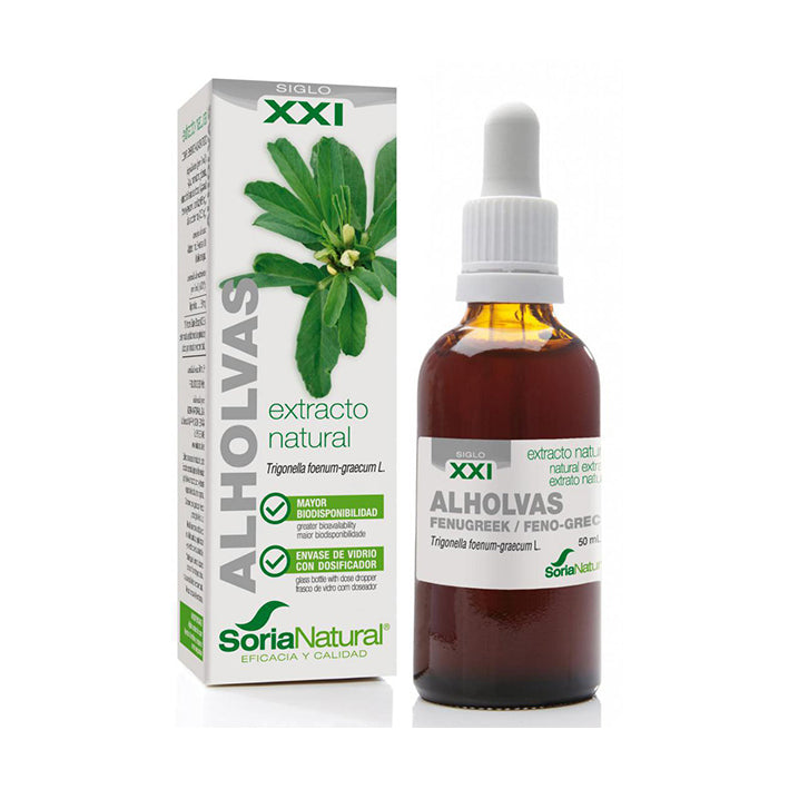 Extracto Natural. Alholvas - 50 ml. Soria Natural. Herbolario Salud Mediterranea
