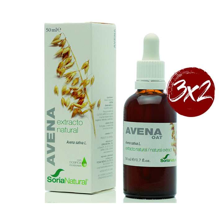 Extracto Natural. Avena Formula XXI- 50 ml. Soria Natural. Herbolario Salud Mediterranea