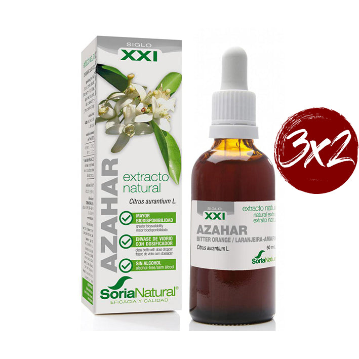 Extracto Natural. Azahar Formula XXI - 50 ml. Soria Natural. Herbolario Salud Mediterranea