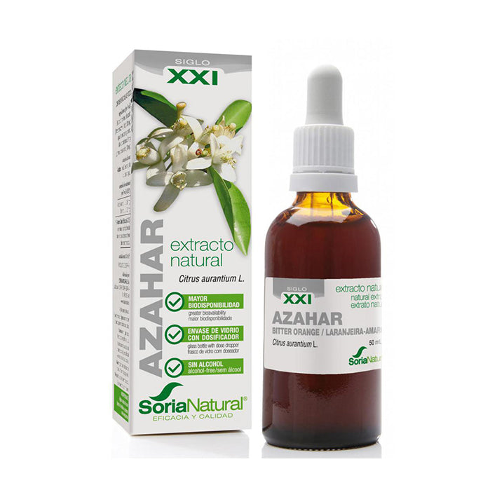 Extracto Natural. Azahar Formula XXI - 50 ml. Soria Natural. Herbolario Salud Mediterranea