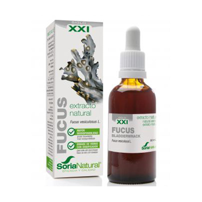 Extracto Natural. Fucus Formula XXI - 50 ml. Soria Natural. Herbolario Salud Mediterranea