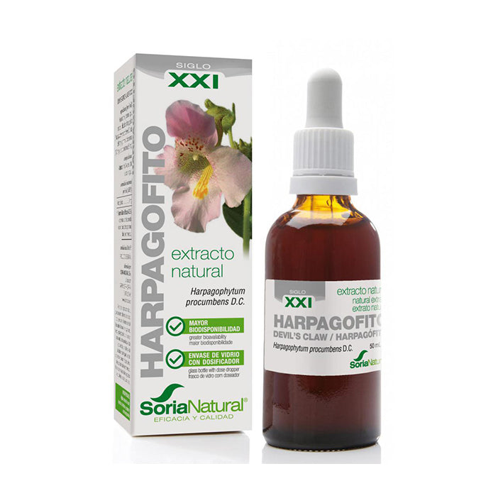 Extracto Natural. Harpagofito Formula XXI - 50 ml. Soria Natural. Herbolario Salud Mediterránea