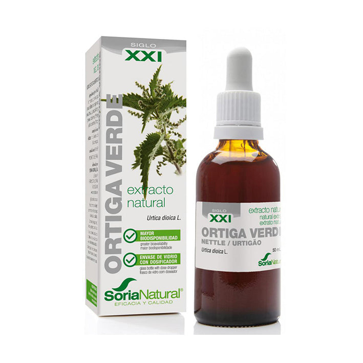 Extracto Natural. Ortiga Verde - 50 ml. Soria Natural. Herbolario Salud Mediterranea
