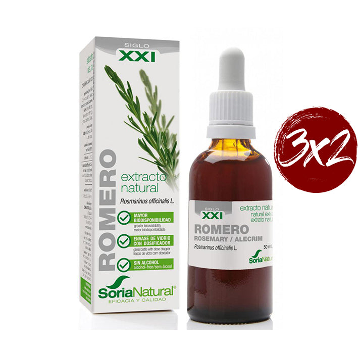 Extracto Natural. Romero Formula XXI - 50 ml. Soria Natural. Herbolario Salud Mediterranea