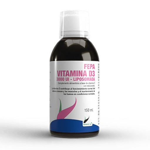 Fepa Vitamina D3 liquida liposomada - 150 ml. Fepadiet. Herbolario Salud Mediterranea