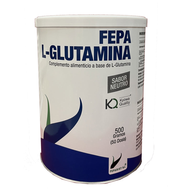 Fepa L-Glutamina Neutro - 500g. Fepadiet. Herbolario Salud Mediterranea