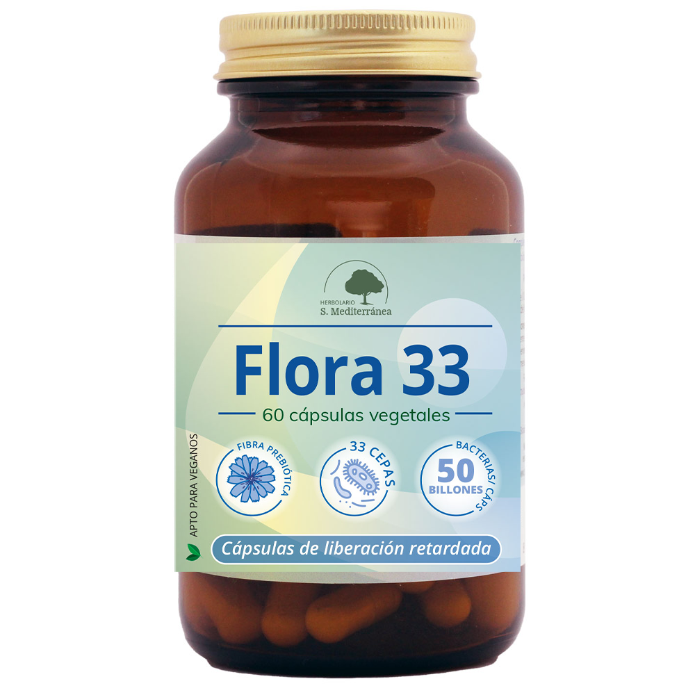 Flora 33 - 60 Cápsulas. Herbalista S. Mediterránea 