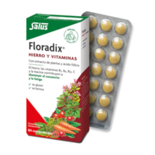 Floradix. Hierro y vitaminas - 84 Comprimidos. Salus. Herbolario Salud Mediterranea