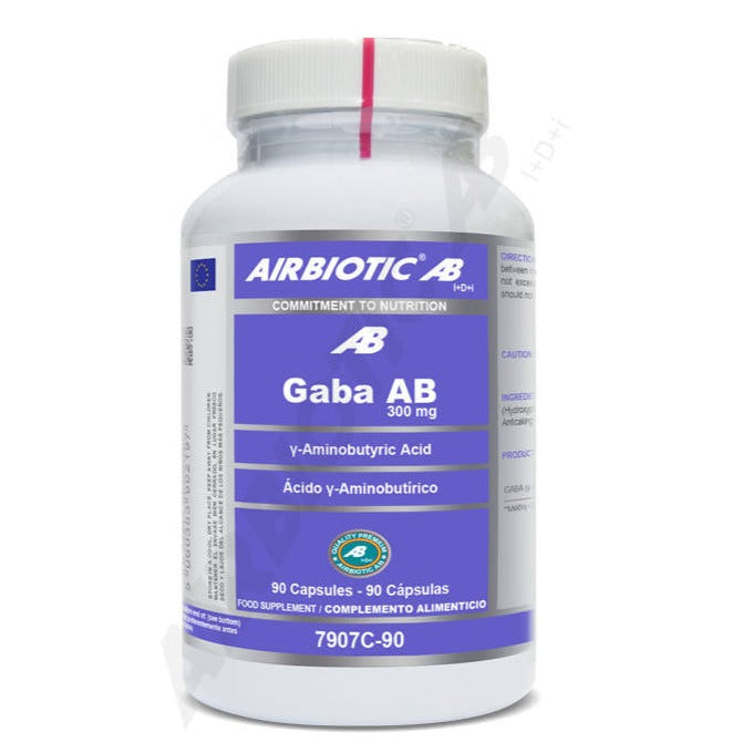 GABA 300 mg - 90 Capsulas. Airbiotic AB. Herbolario Salud Mediterranea