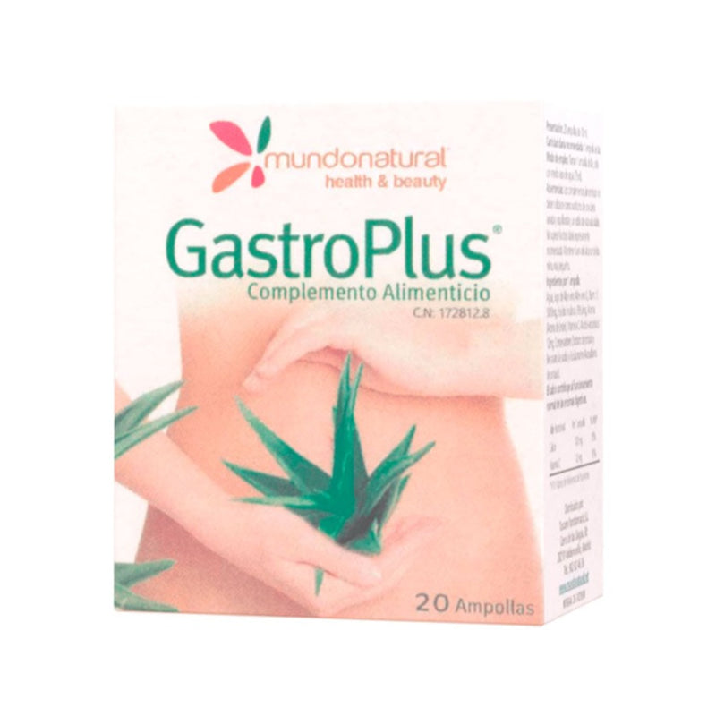Gastroplus - 20 Ampollas bebibles. Mundo Natural. Herbolario Salud Mediterranea
