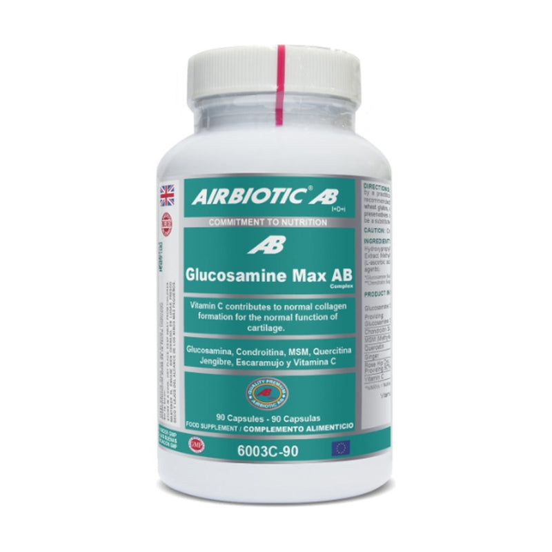 Glucosamine Max Complex - 90 Capsulas. Airbiotic AB. Herbolario Salud Mediterranea