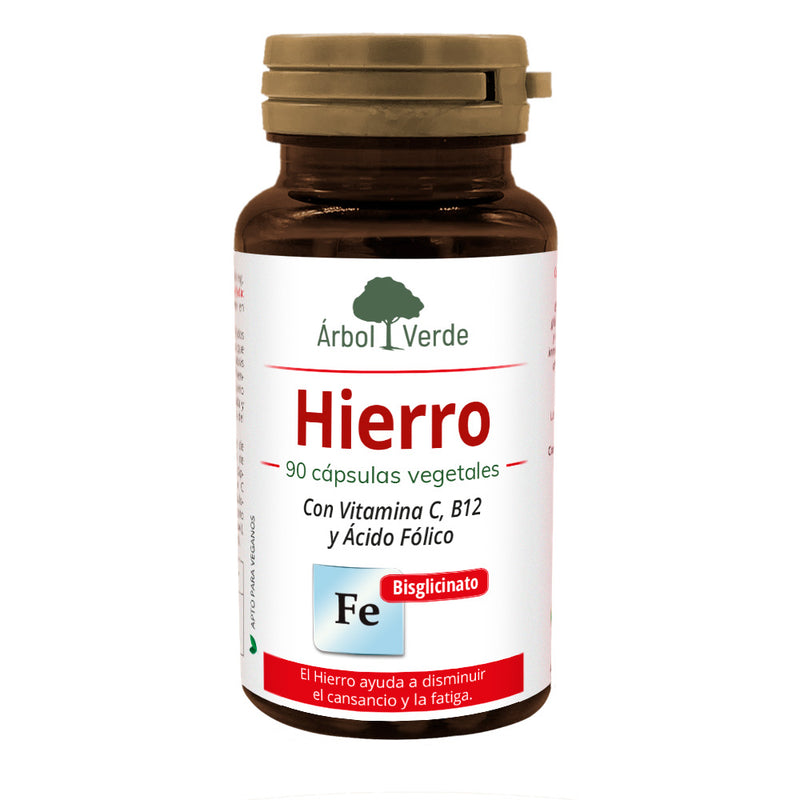 Hierro - 90 Capsulas. Arbol Verde. Herbolario Salud Mediterranea