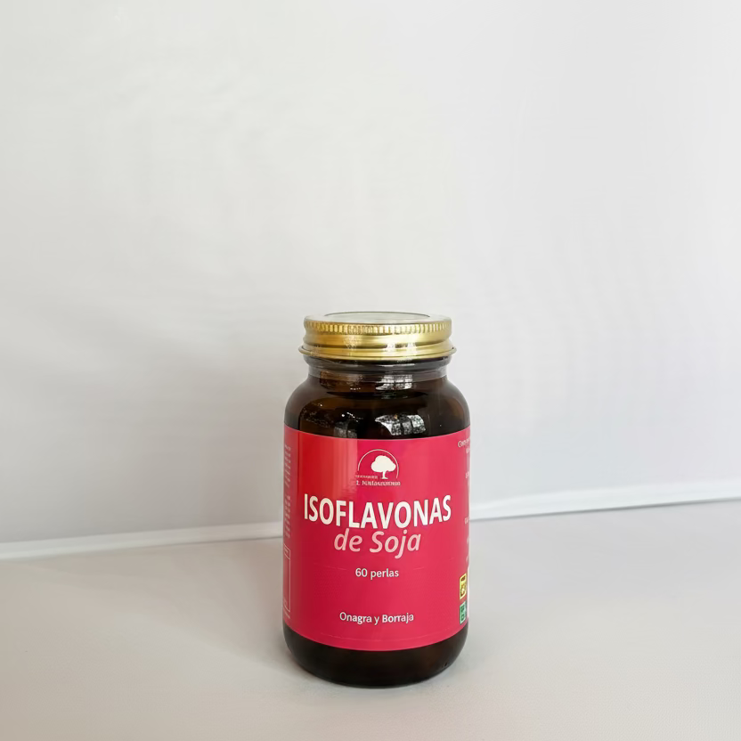Isoflavonas de Soja com Onagra e Borragem - 60 Cápsulas Softgel. Herbolário S. Mediterrâneo 