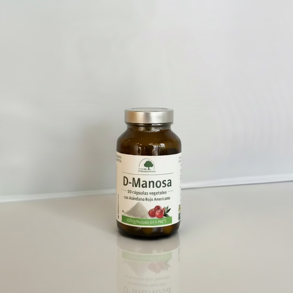 D-Manosa con Arandano Rojo Americano - 90 Capsulas. Herbolario S. Mediterránea