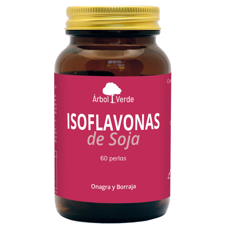 Isoflavonas de Soja con Onagra y Borraja - 60 Perlas. Arbol Verde