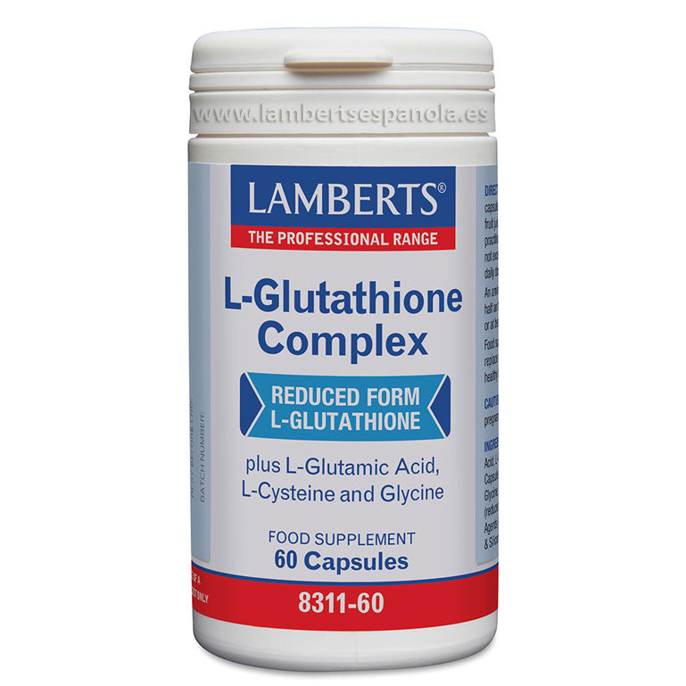 L-Glutationa Complex - 60 Capsulas. Lamberts. Herbolario Salud Mediterranea
