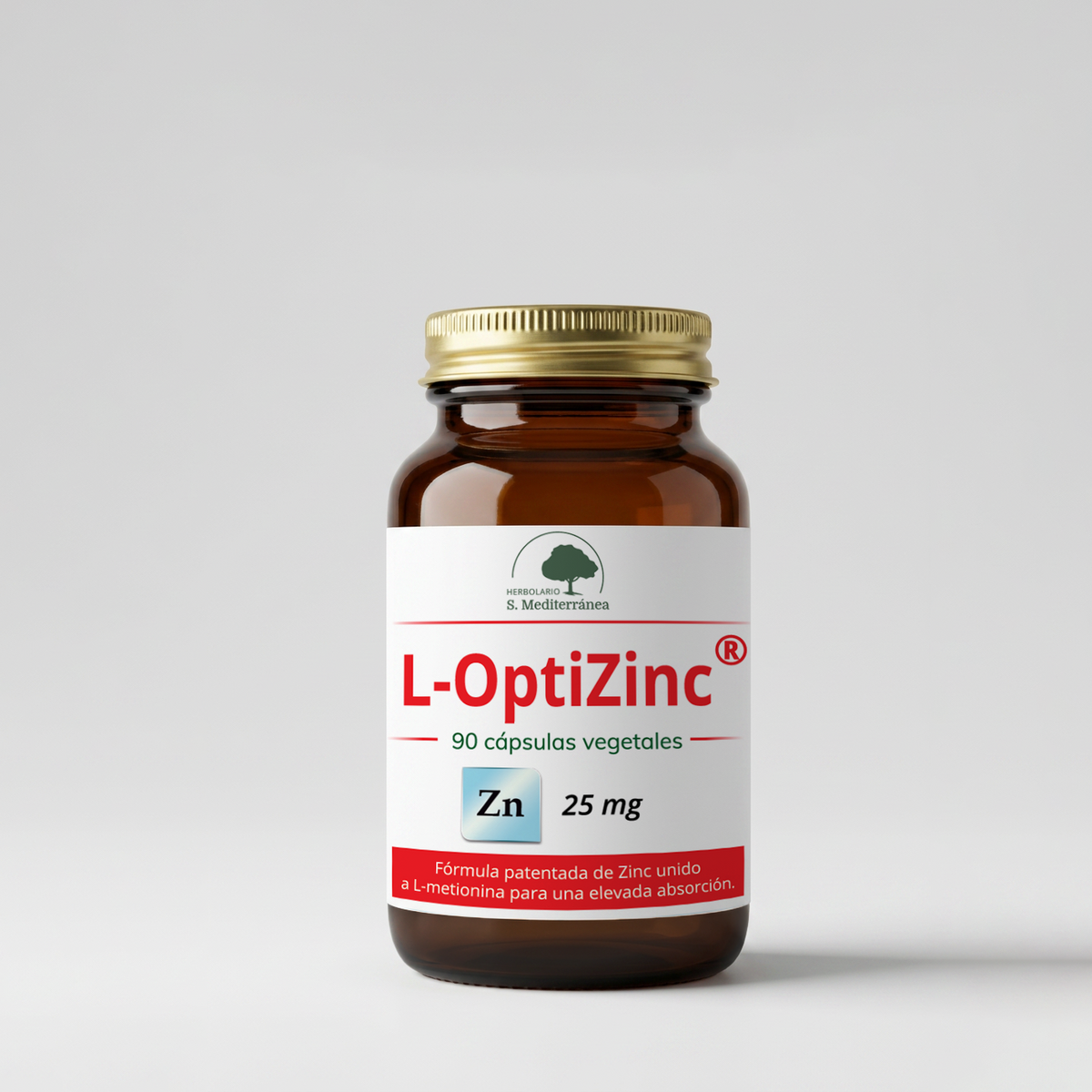 L- Optizinc, 90 cápsulas vegetales | Salud Mediterránea