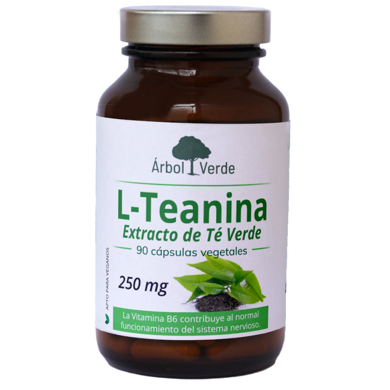L-Teanina - 120 Cápsulas. Árbol Verde. Herbolario Salud Mediterránea