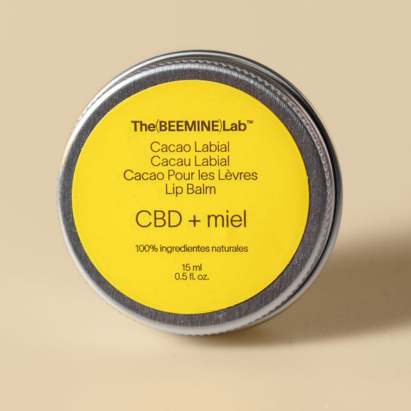 Bálsamo labial con CBD - 15ml. The Bee Mine Lab. Herbolario Salud Mediterránea