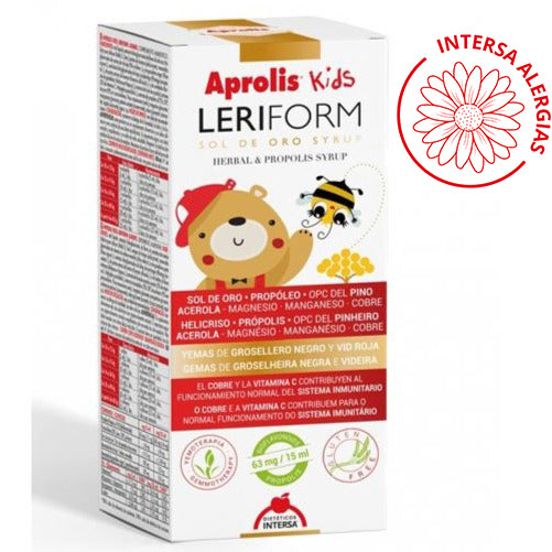 Caja de Aprolis Kids Leriform - 180 ml. Dietéticos Intersa. Herbolario Salud Mediterránea