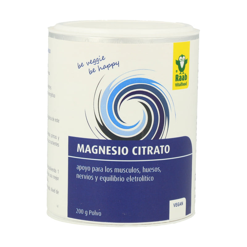 Magnesio Citrato - 200g. Raab Vitalfood. Herbolario Salud Mediterranea