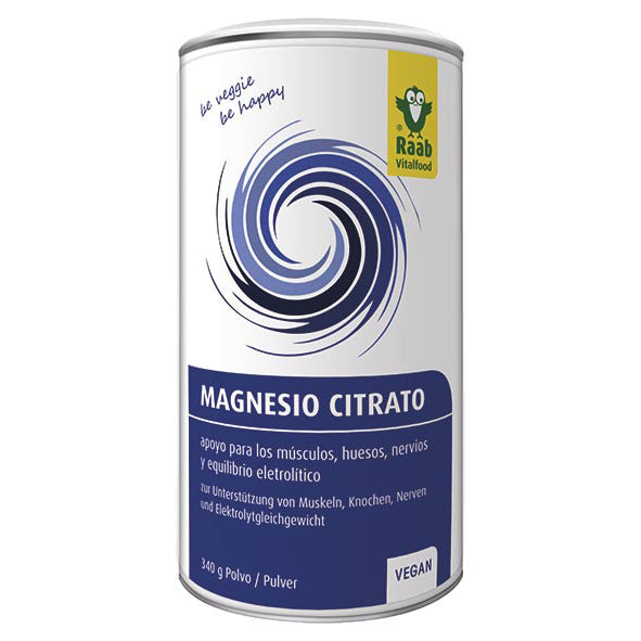 Magnesio Citrato - 340g. Raab Vitalfood. Herbolario Salud Mediterranea