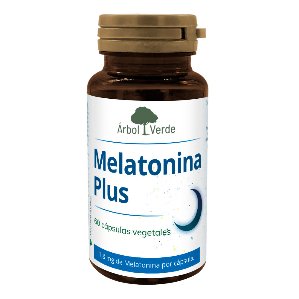 Melatonina Plus - 60 Capsulas. Arbol Verde. Herbolario Salud Mediterranea