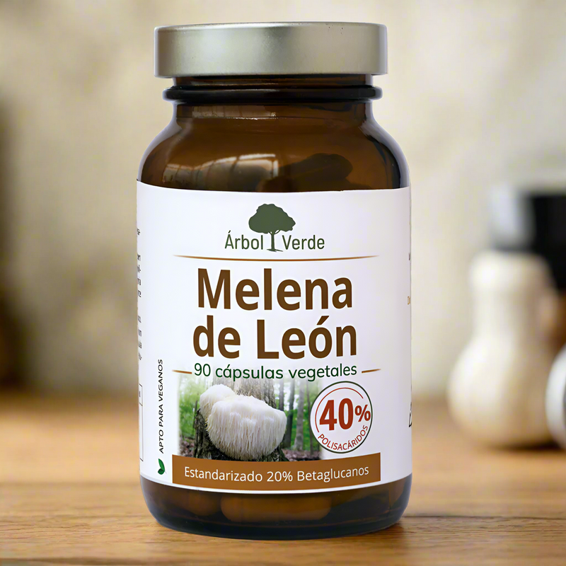 Melena de Leon - 90 Capsulas. Arbol Verde